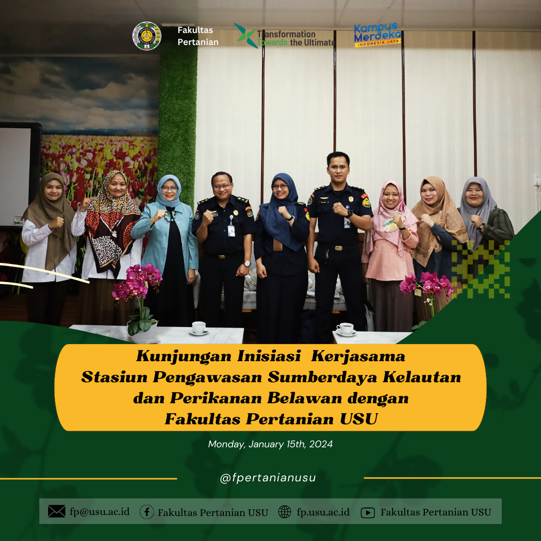 Cooperation Initiation Visit between Belawan Marine and Fisheries Resources Monitoring Station and USU Faculty of Agriculture